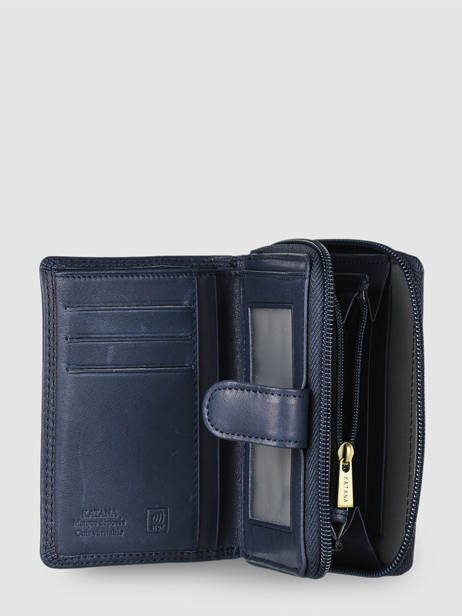 Portefeuille Leder Katana Blauw marina 753052 ander zicht 1