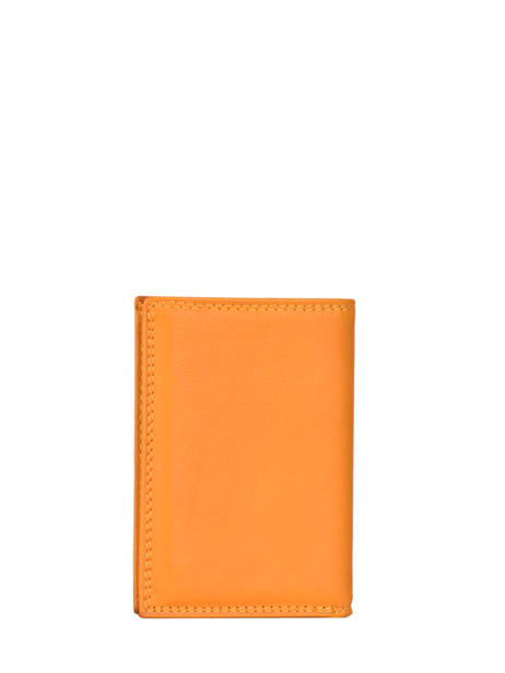 Kaarthouder Leder Katana Geel marina 753038 ander zicht 2