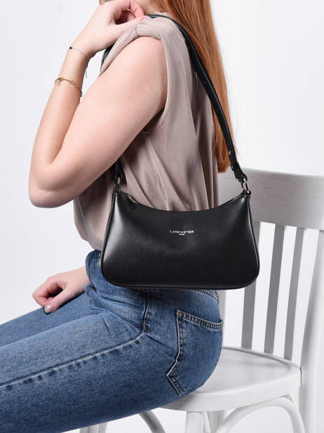 Cross Body Tas Suave Leder Lancaster Zwart suave ace 22 ander zicht 1
