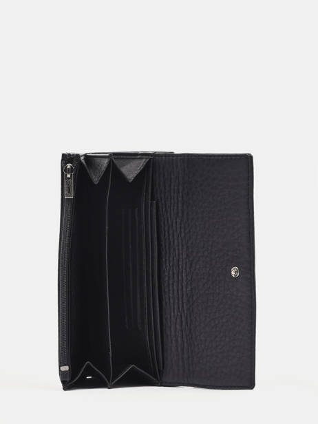 Portefeuille Foulonné Leder Yves renard Zwart foulonne 29439 ander zicht 2