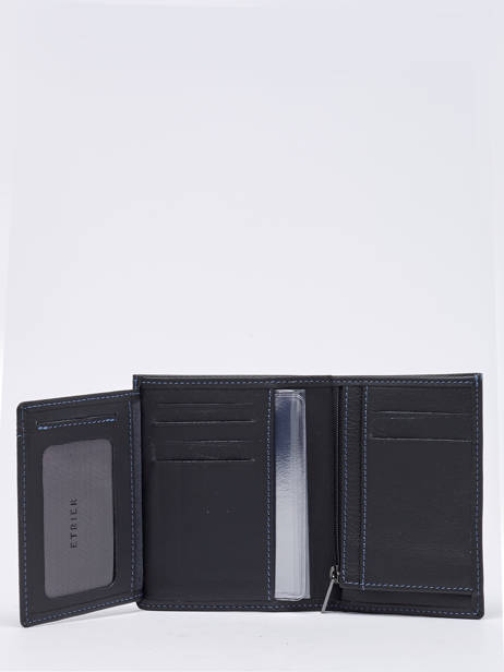 Portefeuille Met Portemonnee Paris Leder Etrier Zwart paris EPAR142 ander zicht 1