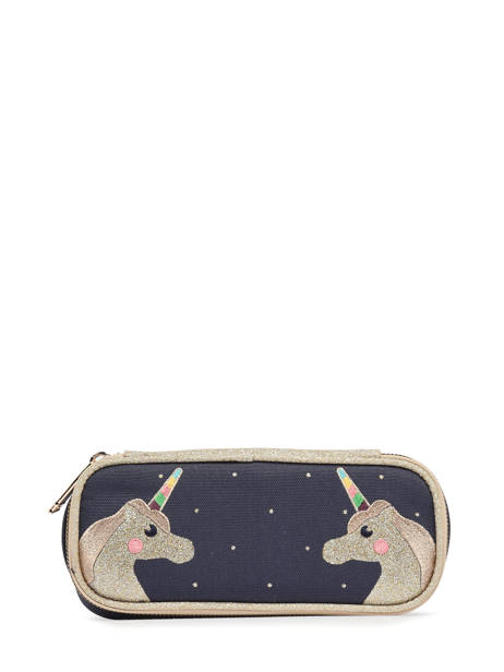 Pennenzak 1 Compartiment Jeune premier Blauw classics PB022