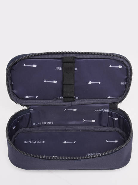 Pennenzak 1 Compartiment Jeune premier Blauw classics PB022 ander zicht 1