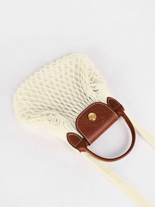 Longchamp Le pliage filet Clutch Wit