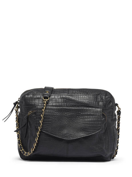 Cross Body Tas Naina Leder Pieces Zwart naina 17122474