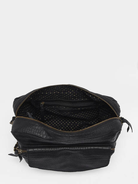 Cross Body Tas Naina Leder Pieces Zwart naina 17122474 ander zicht 3