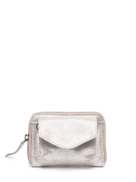 Portefeuille Leder Pieces Zilver naina 17117178