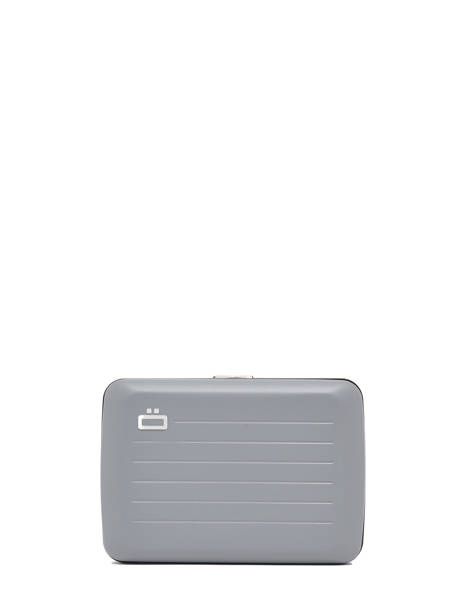 Kaarthouder Leder Ogon Grijs matte MAT