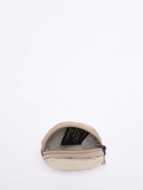 Ronde Portemonnee Nine Leder Milano Goud nine NI21127N ander zicht 1