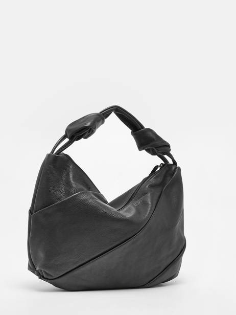 Schoudertas Stockholm Leder Basilic pepper Zwart stockolm BSTO01 ander zicht 4