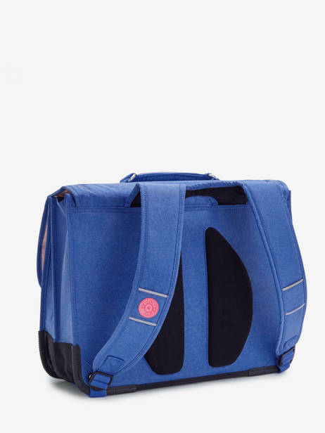 Boekentas 2 Compartimenten Kipling Blauw back to school / pbg PBG12074 ander zicht 4